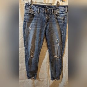 Silver Suki Skinny Crop